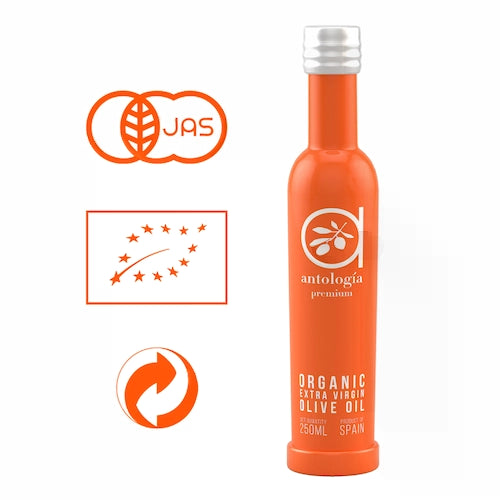 Antología JAS Organic Extra Virgin Olive Oil Recommended. Polyphenol 3 times Acidity 0.1. olive oil genuine spain 